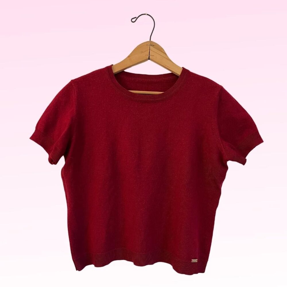 Unique-vintage Women's Burgundy Sweater